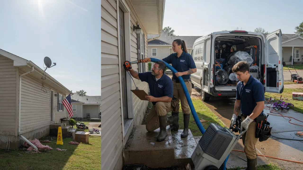 Ceiling Water Damage Restoration in Estelline, TX near me